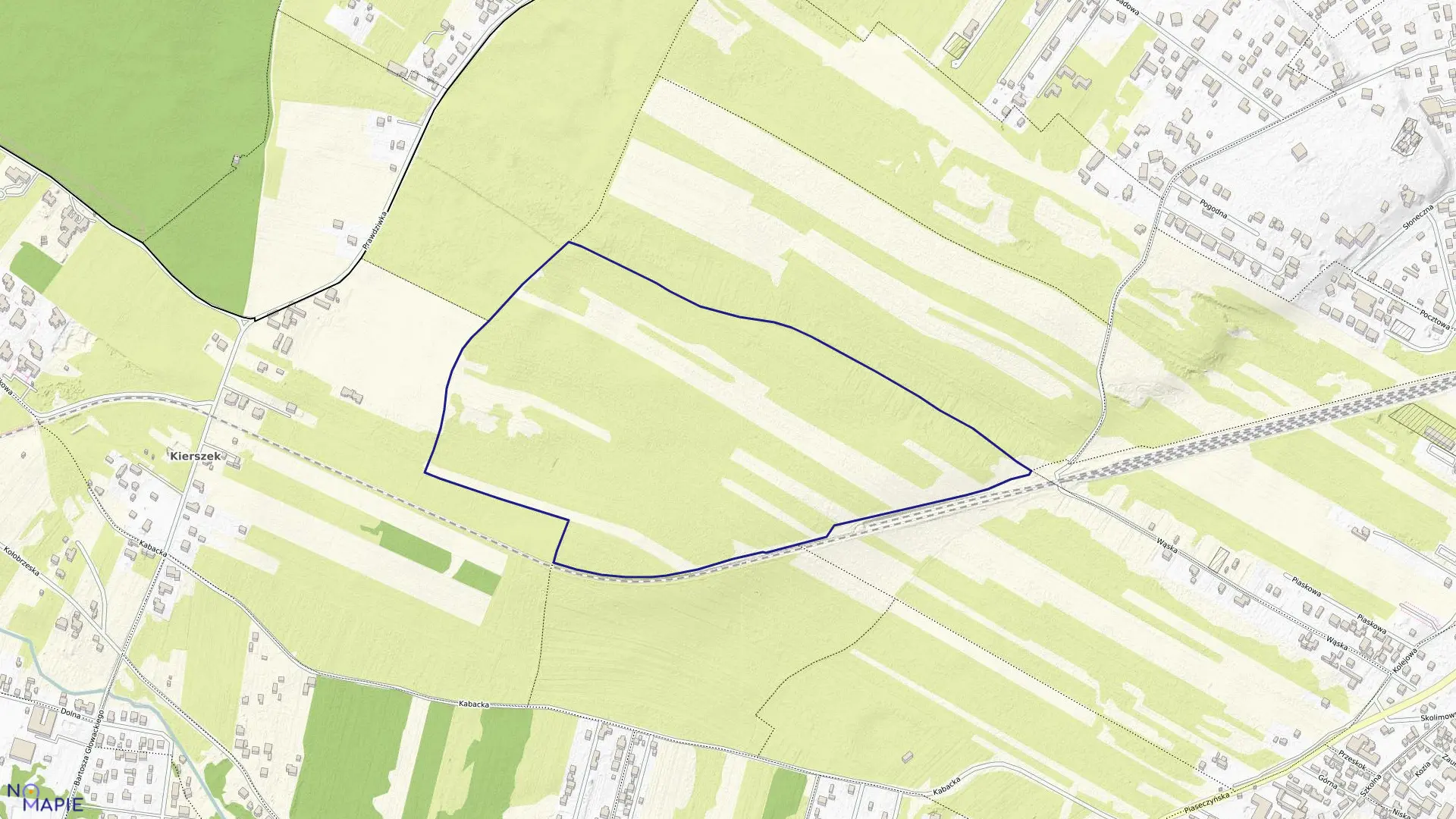 Mapa obrębu 01-10 w gminie Konstancin-Jeziorna