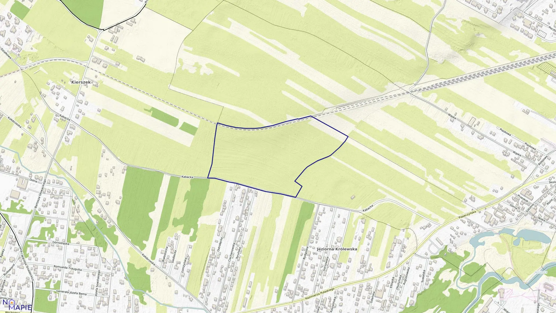 Mapa obrębu 01-11 w gminie Konstancin-Jeziorna