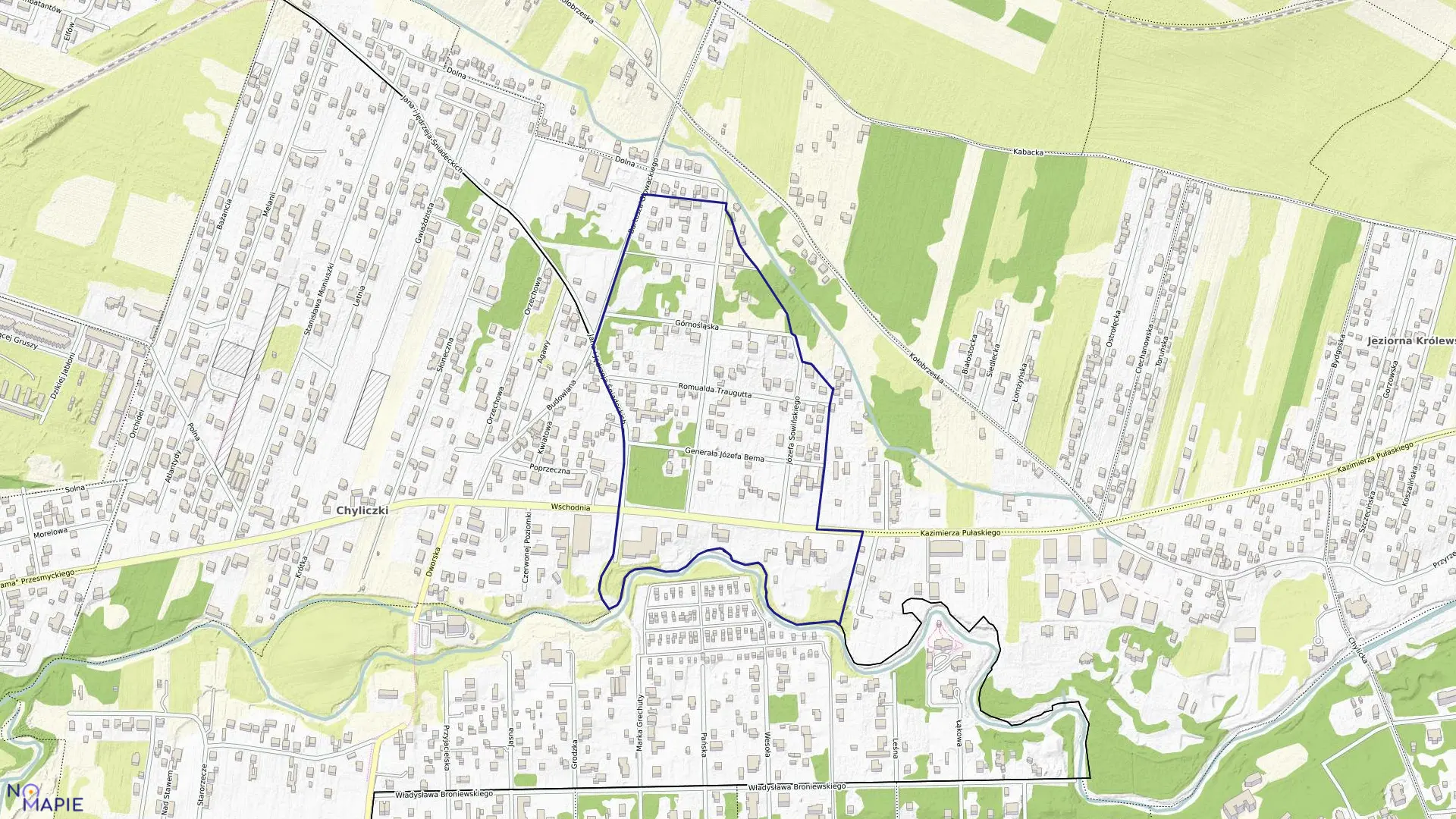 Mapa obrębu 01-26 w gminie Konstancin-Jeziorna